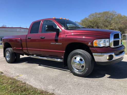 2003 Dodge Ram 3500 Quad Cab Dually 4x4 Burgun for sale in Johnstown , PA