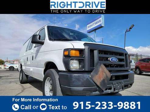 2014 Ford E350 Super Duty Cargo Extended Van 3D van WHITE - cars & for sale in El Paso, TX