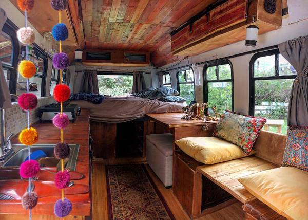 Converted Passenger Van Tiny House for sale in Missoula, MT