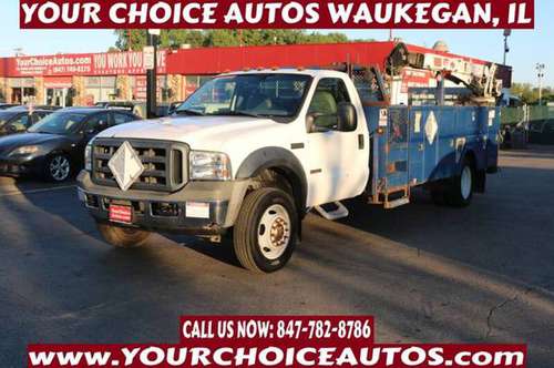 2006 *FORD* *F-550* SUPER DUTY 4X4 92K 1OWNER DRW CRANE TRUCK C53465... for sale in Chicago, IL
