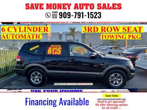2009 Kia Borrego 6 CYLINDER 3RD ROW SEAT AUTOMATIC TOWING PKG for sale in BLOOMINGTON, CA