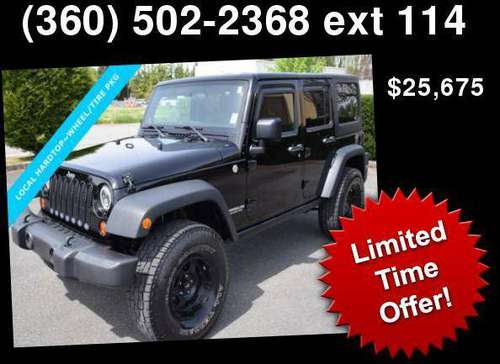 2011 Jeep Wrangler Unlimited 4WD 4dr Sport - - by for sale in Burlington, WA