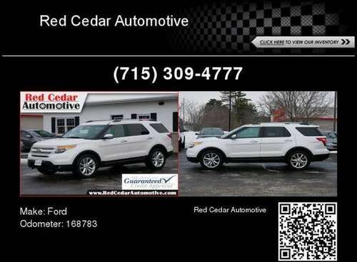 2014 Ford Explorer Limited - - by dealer - vehicle for sale in Menomonie, WI