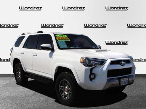 Pre-Owned 2018 Toyota 4Runner TRD Off Road 4WD SUV at WONDRIES for sale in ALHAMBRA, CA