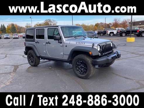 2018 Jeep Wrangler JK Unlimited Unlimited Willys Wheeler - SUV -... for sale in Waterford, MI