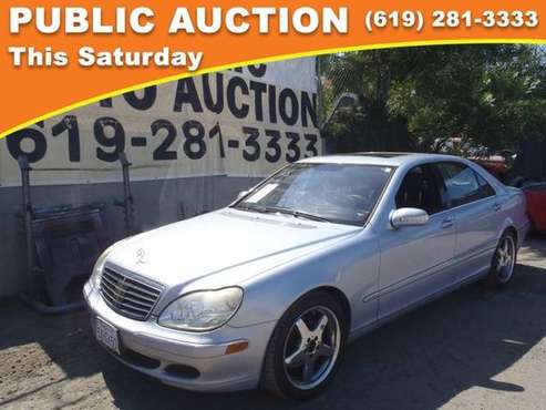 2004 Mercedes-Benz S-Class Public Auction Opening Bid - cars & for sale in Mission Valley, CA