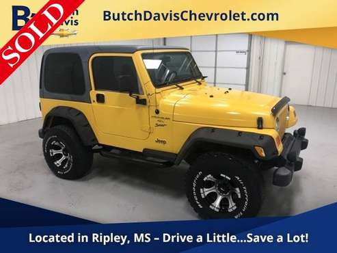 2000 Jeep Wrangler Sport 4X4 2D SUV w Hard Top For Sale for sale in Ripley, MS