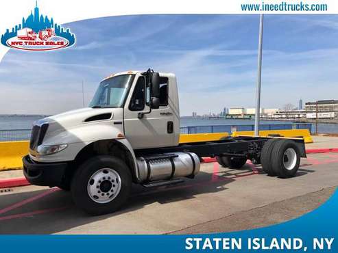 2012 INTERNATIONAL 4300 33K GVW CHASSI TRUCK HOOKLIFT DUMP TR-new jers for sale in STATEN ISLAND, NY