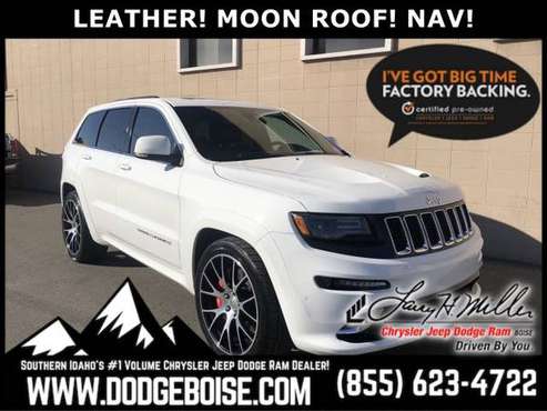 2015 Jeep Grand Cherokee Srt 4wd Leather! Moon Roof! Nav! for sale in Boise, ID
