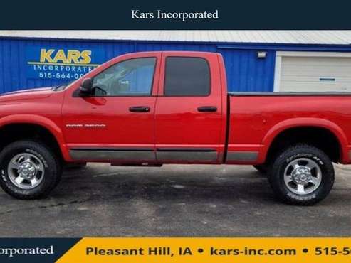 2003 Dodge Ram 2500 ST 4WD Quad Cab pickup Red - - by for sale in Pleasant Hill, IA