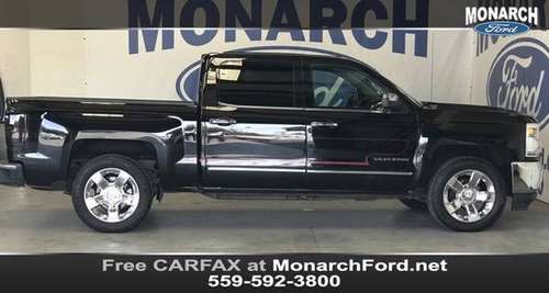 2016 *Chevrolet* *Silverado 1500* BLACK for sale in EXETER, CA
