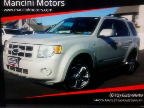 2008 FORD ESCAPE LIMITED AWD - cars & trucks - by dealer - vehicle... for sale in Norristown, PA