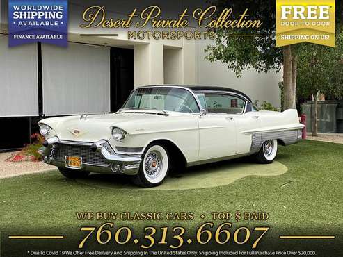 1957 Cadillac Fleetwood Restored Sedan with 52, 349 original miles for sale in Palm Desert , CA