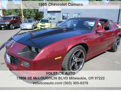 1985 Chevrolet Camaro 2dr Coupe Z28 Sport MAROON for sale in Milwaukie, OR