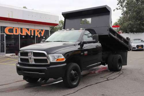 2012 RAM 3500 4x4 ST Regular Cab DRW MASON DUMP TRUCK CHASSIES for sale in South Amboy, PA
