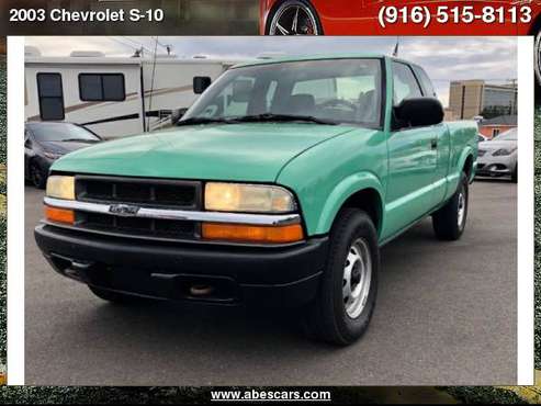 2003 Chevrolet S-10 Ext Cab 123 WB 4WD LS for sale in Sacramento , CA