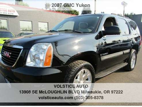 2007 GMC Yukon 4WD 4dr 1500 SLT BLACK SO NICE MUST SEE ! - cars & for sale in Milwaukie, OR