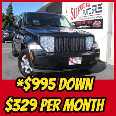 *$995 Down *$329 Per Month on this 2011 JEEP LIBERTY SPORT 4X4! for sale in Modesto, CA