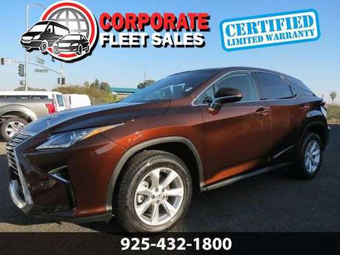 2016 Lexus RX 350 AWD - cars & trucks - by dealer - vehicle... for sale in Pittsburg, CA