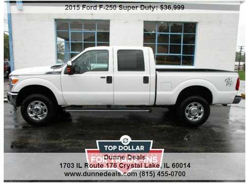 2015 Ford F-250 Super Duty Lariat 6 8 ft SB One Owner! - cars & for sale in Crystal Lake, IL