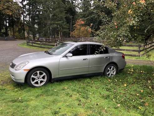 2004 Infinity G35x for sale in Lacey, WA