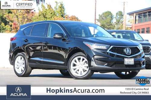 2019 Acura RDX Base 4D Sport Utility Apple Carplay/Android Auto for sale in Redwood City, CA