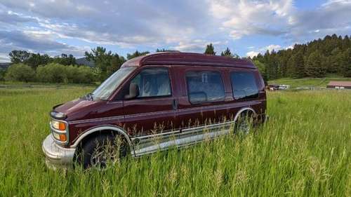 2001 Chevy express conversation can built out! Van life! - cars & for sale in Bozeman, MT