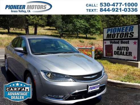 2015 Chrysler 200 C - - by dealer - vehicle automotive for sale in Grass Valley, NV