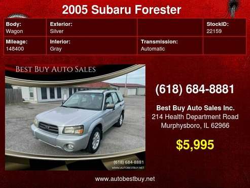 2005 Subaru Forester XS AWD 4dr Wagon Call for Steve or Dean - cars for sale in Murphysboro, IL