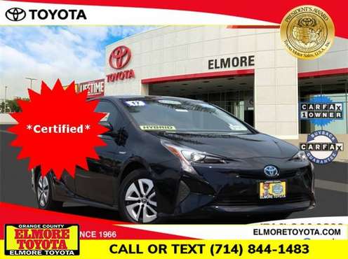 2017 Toyota Prius Four Blow Out Sale - Life Time Warranty - cars & for sale in Westminster, CA