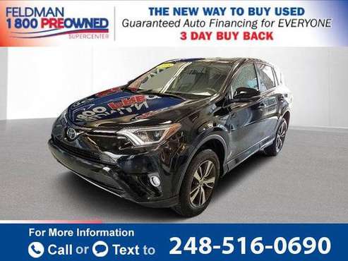2018 *Toyota* *RAV4* XLE suv Black for sale in Waterford Township, MI