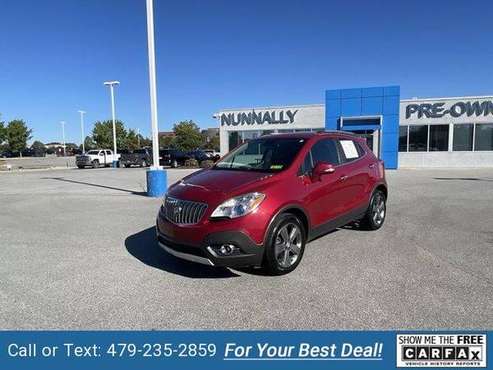 2014 Buick Encore Leather hatchback Ruby Red Metallic - cars & for sale in Bentonville, AR