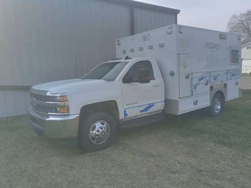 16 Chevy Silverado K3500HD Duramax Diesel Frazer Ambulance - cars & for sale in Hicksville, IN