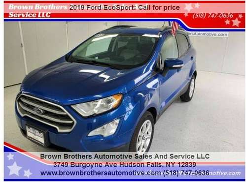 2019 Ford EcoSport SE 4dr Crossover 58476 Miles - - by for sale in Hudson Falls, NY