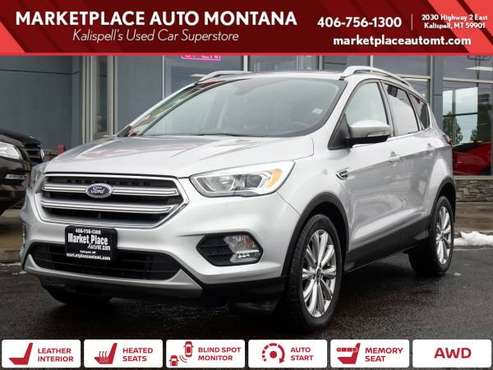 2017 FORD ESCAPE AWD All Wheel Drive TITANIUM SPORT UTILITY 4D SUV for sale in Kalispell, MT