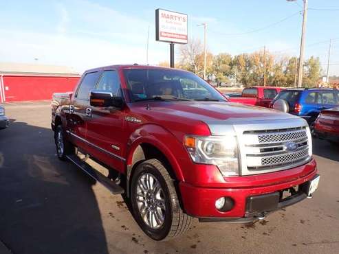 2013 Ford F-150 Platinum 4x4 4dr SuperCrew Styleside 5 5 ft SB for sale in Savage, MN