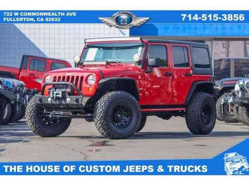 2011 Jeep Wrangler Unlimited Sport S suv Flame Red Clear Coat - cars for sale in Fullerton, CA