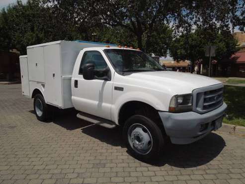 2003 FORD F450 UTILITY GAS ONLY 27K MILES MUST SEE - cars & trucks -... for sale in Oakdale, CA
