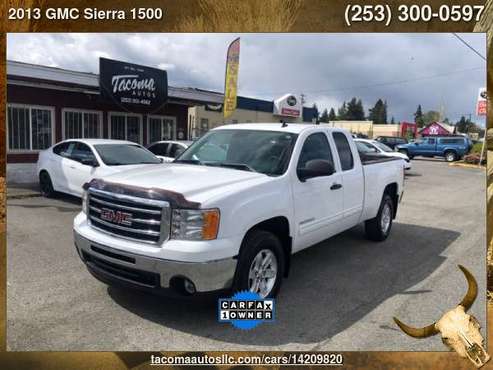 2013 GMC Sierra 1500 SLE 4x2 4dr Extended Cab 6 5 ft SB - cars & for sale in Tacoma, WA