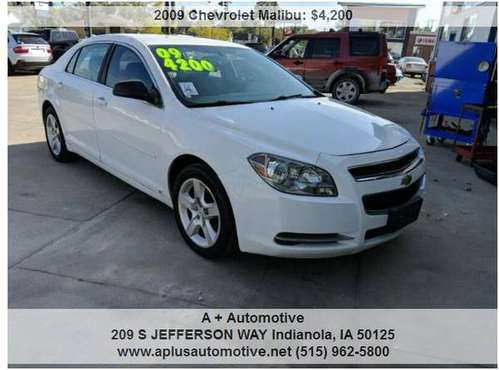 2009 CHEVROLET MALIBU LS for sale in Indianola, IA