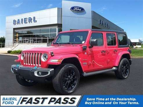 2022 Jeep Wrangler Unlimited 4xe Sahara 4WD for sale in Zelienople, PA
