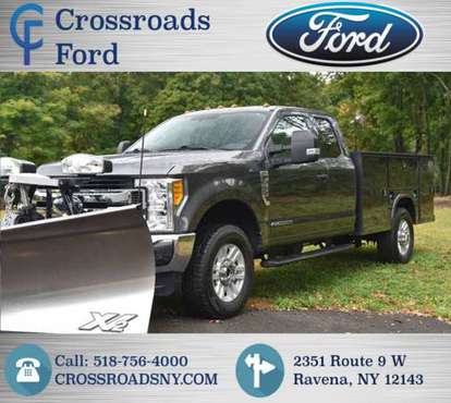 2017 FORD F-350 SUPER DUTY XLT 4x4 UTILITY Fisher Plow! U10324T for sale in RAVENA, NY