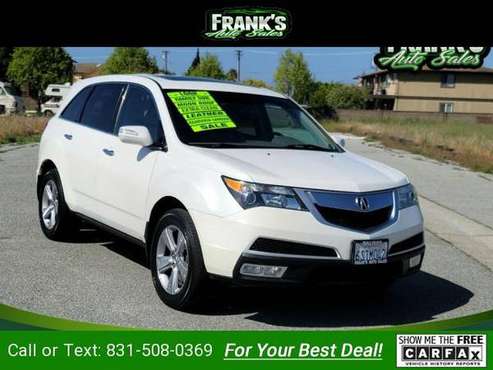 2011 Acura MDX suv Aspen White Pearl - - by dealer for sale in Salinas, CA
