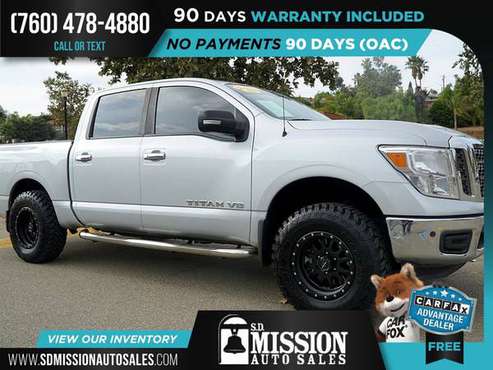 2018 Nissan Titan SV FOR ONLY $457/mo! - cars & trucks - by dealer -... for sale in Vista, CA