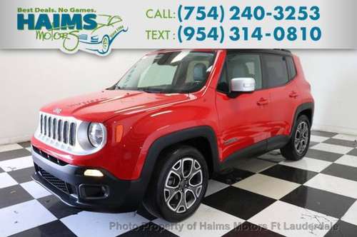 2017 Jeep Renegade Limited FWD for sale in Lauderdale Lakes, FL