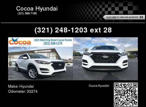 2019 Hyundai Tucson SE - - by dealer - vehicle for sale in Cocoa, FL