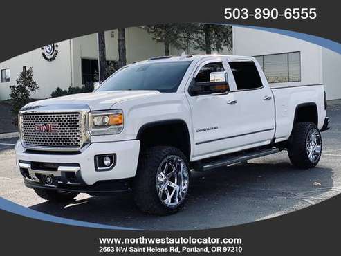 2016 GMC SIERRA 2500 DENALI DURAMAX 4X4 LEVELED, NEW 33' TIRES,... for sale in Portland, OR