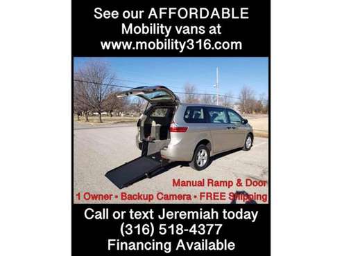 2017 Toyota Sienna L 16k Wheelchair Mobility Handicap ADA Compliant... for sale in Wichita, NC