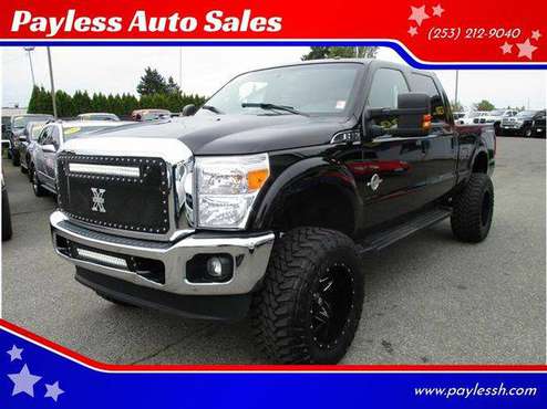 2016 Ford F-350 F350 F 350 Super Duty Lariat 4x4 4dr Crew Cab 6.8 ft. for sale in Lakewood, WA