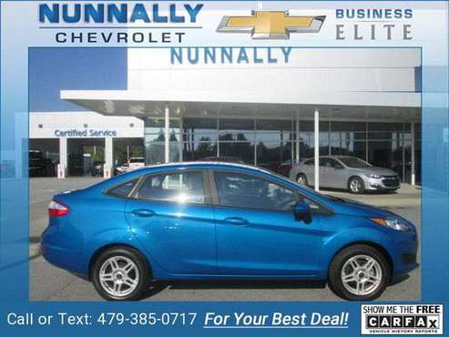 2017 Ford Fiesta SE sedan Blue for sale in Bentonville, AR
